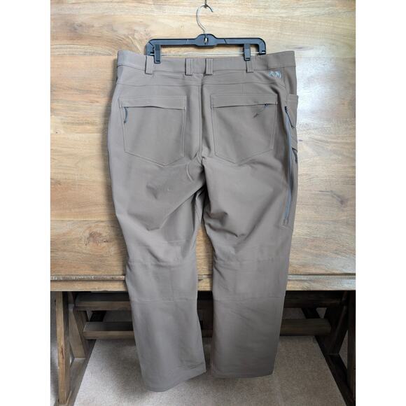 KUIU Attack Hunting Pants Men 42 Khaki Lightweight PrimeFlex Pocket Straight Leg - Picture 2 of 3